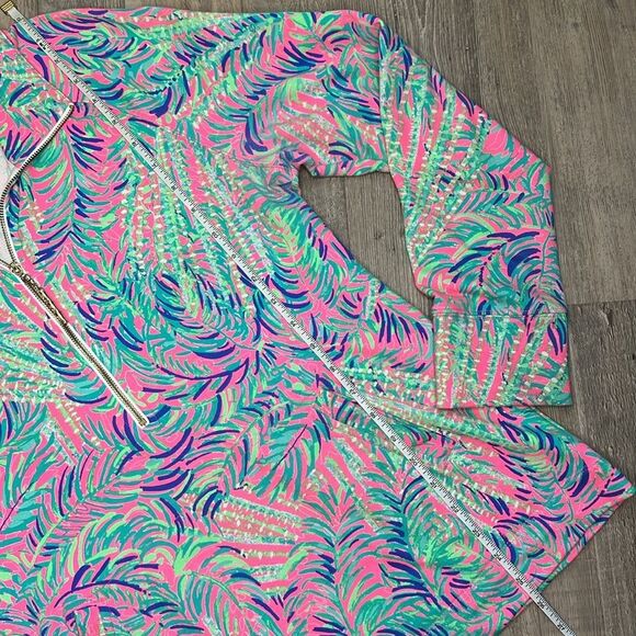 Lilly Pulitzer UPF 50+ Skipper Popover Pink Sunset Coco Breeze - Picture 13 of 14